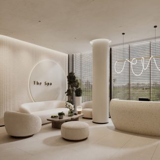 Wave Bench — Biomorphic Organic Forms