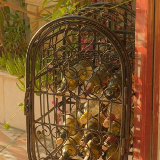 Woven Brass Mirror Frame — Woven Brass & Wrought Iron