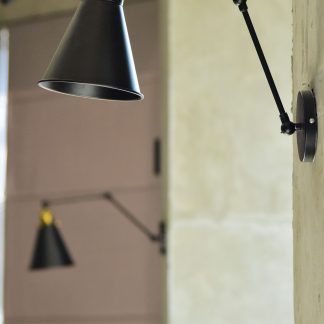 Iron Wall Sconce II — Woven Brass & Wrought Iron