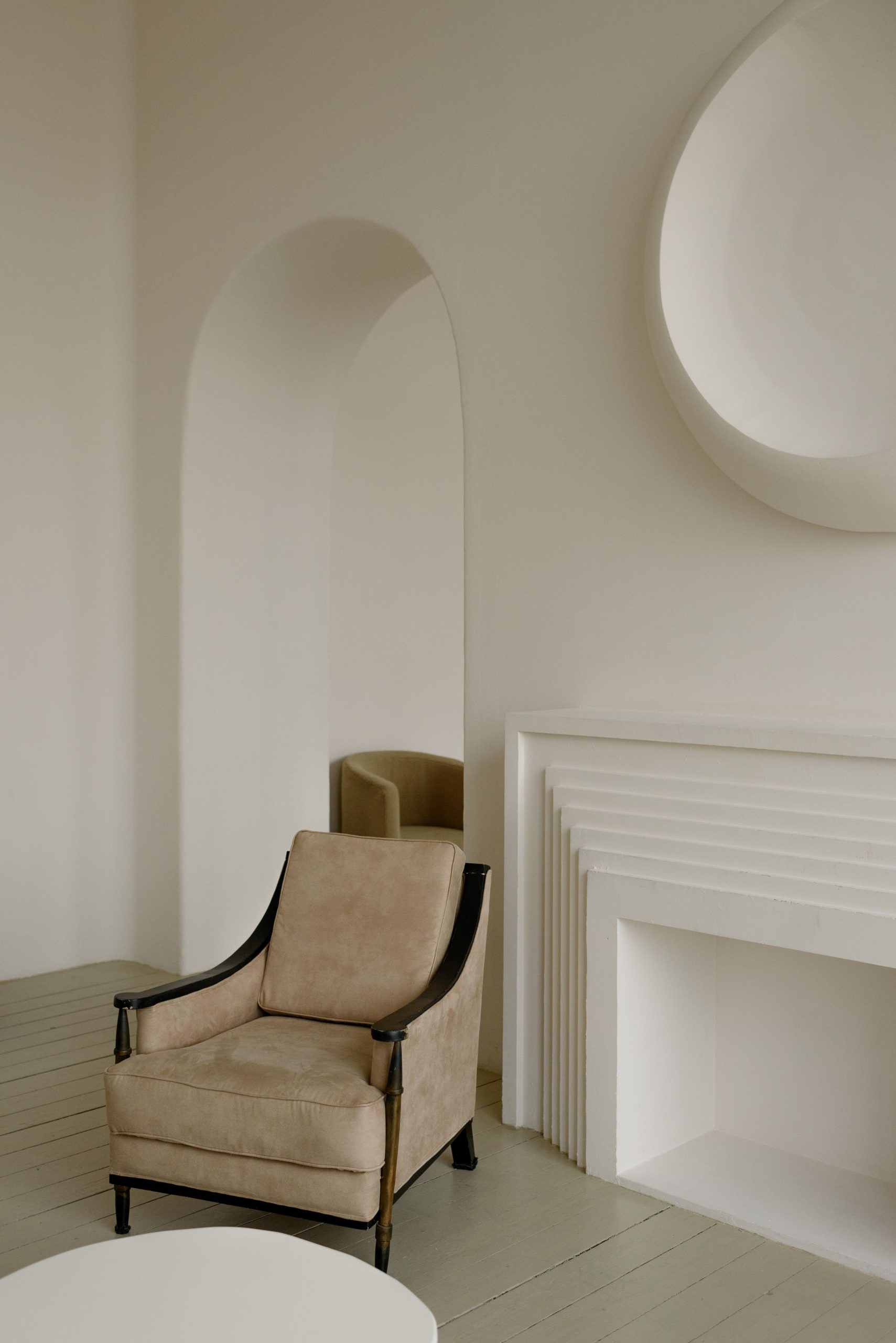 Sculptural Armchair — Quiet Luxury Minimalism